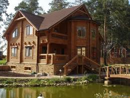 Деревянный дом и вентилируемый фасад